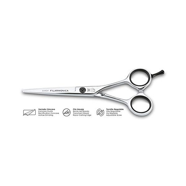 Filharmonónica Ciseaux de coupe pour coiffure, expert, 5,5"