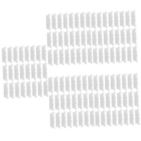 FOMIYES 500 Pièces Lame De Rasoir Lame De Rasoir À Barbe De Sécurité Pour Hommes Lames Enduites De Platine Coupe-Barbier Lame