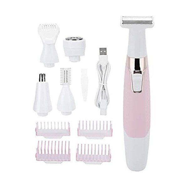 Junniu Lady Shaver, épilateur indolore pour Machine dépilation, électrique électrique Rechargeable par USB pour Les Hommes d