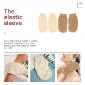 FOMIYES 20 Pièces Gants De Bain Gants De Serviette De Bain Gants De Douche Pour Femmes Éponge Bouffante De Bain Gant Exfolian