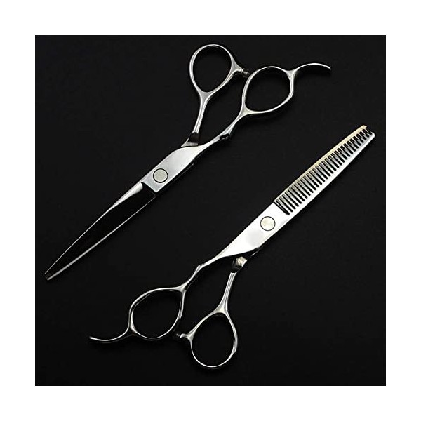 Ciseaux de coiffure pour gauchers, outils de coupe de cheveux professionnels pour la famille, ciseaux de barbier, ensemble de