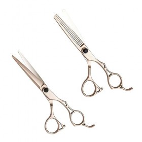 Beavorty 2 Pièces Ciseaux De Coiffure Maison Salon Ciseaux Combinaison Ciseaux Majeur Professionnel Coupe De Cheveux Ciseaux 