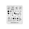 KADS Plaque de stamping tendance pour nail art FA052 