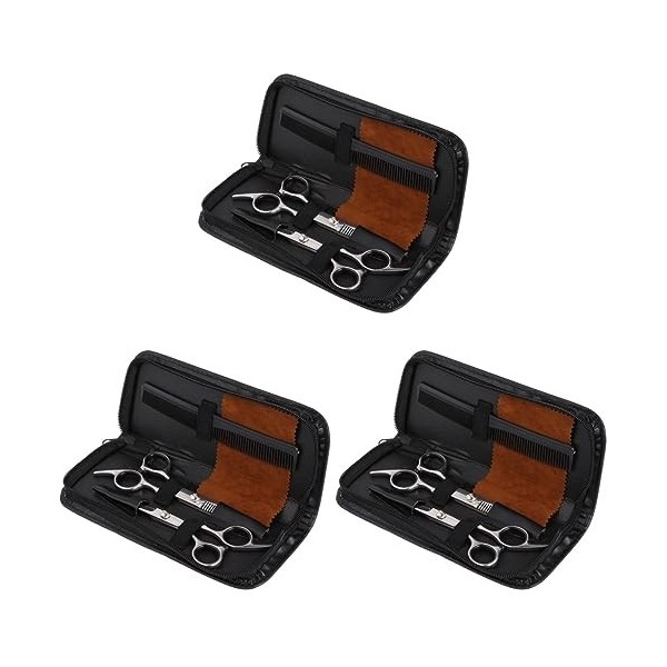 FOMIYES 8 Pièces Ciseaux Amincissants Kit De Cisaillement De Coiffeur Ciseaux De Coupe De Cheveux Ciseaux À Cheveux Fournitur