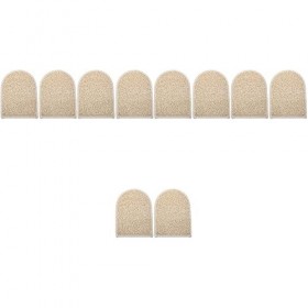 minkissy Lot de 10 gants en luffa pour le corps, les serviettes de bain pour le nettoyage en luffa naturel, gants de bain, se