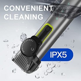 XiaoXIN Rasoir à barbe 4 en 1 Tondeuse à poils de nez Épilateur de nez indolore pour hommes Écran LCD rechargeable par USB Ki