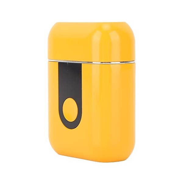 LEYT Mini Tondeuse à Barbe, œillet à Barbe Portable de Type C Charge pour la Coupe Orange 