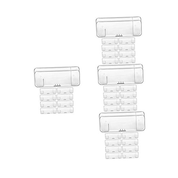 ABOOFAN 40 Pcs Boîte De Rangement Pour Rasoir De Sécurité Pour Rasoir De Protection Pour Rasoir Pour Rasoir De Sécurité Suppo