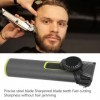 Tondeuse à Barbe électrique 4 en 1, Rechargeable par USB, Réglable IPX7, étanche, Professionnelle, pour le Nez, pour Hommes, 