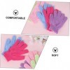 Beavorty 72 Pièces Gants De Bain Outils De Nettoyage Oreiller Assis Épurateur De Bain Gants De Gommage De Bain Gants De Douch