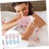 minkissy 24 Pièces Gants De Serviette De Bain Outil Pour Le Visage Outils De Luffa De Bain Moufle De Nettoyage De La Peau Épo