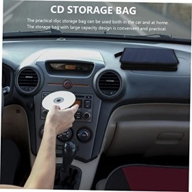 minkissy Lot de 7 sacs à CD en tissu Oxford pour voiture, porte-monnaie, DVD, conteneur de voiture, lecteur CD, DVD, album en