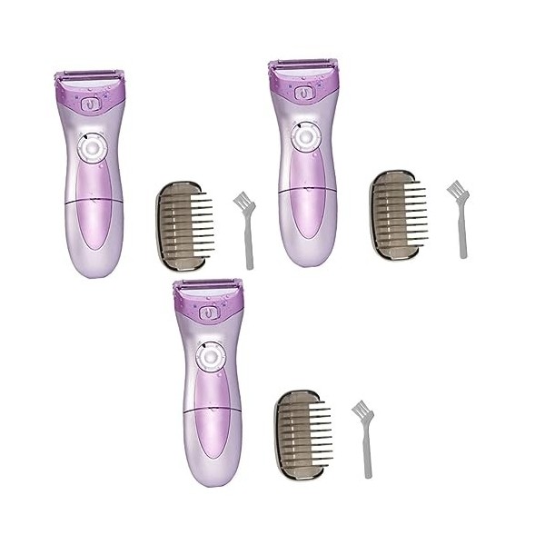 FRCOLOR 3 Pièces Dames Rasoir Électrique Rasoirs Électriques Pour Femmes Visage Rasoirs Pour Femmes Bikini Rasoir Rasoir Lign