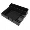 Accessoires de Rasage Boîte de Rangement à Compartiments de Grande capacité Accessoires de Rasage ABS Faciles à Nettoyer pour