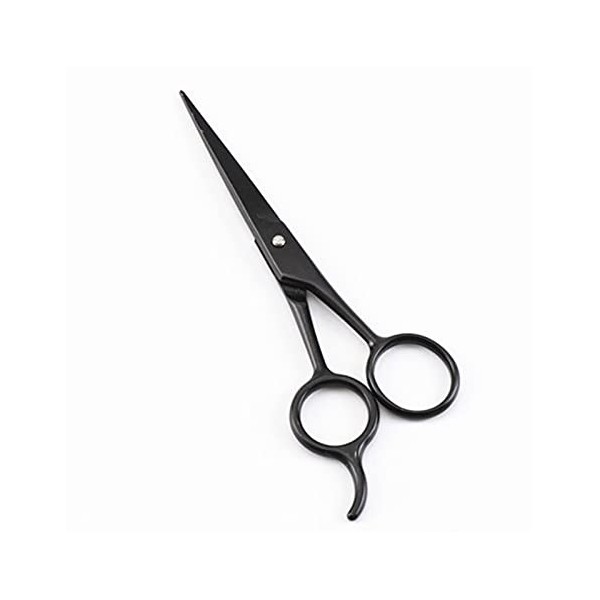 Petits ciseaux de maquillage noirs de 4 pouces, ciseaux de coiffure, tondeuse à nez, ciseaux de coiffeur, ciseaux à sourcils,