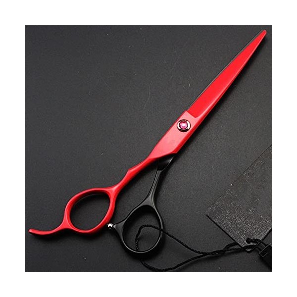 Ciseaux de coupe de cheveux, 6 pouces professionnels main gauche 440c coupe ciseaux de cheveux ensemble coupe outils de barbi