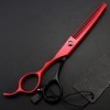 Ciseaux de coupe de cheveux, 6 pouces professionnels main gauche 440c coupe ciseaux de cheveux ensemble coupe outils de barbi