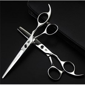 KOAIEZ Ciseaux De Coiffure Professionnelle De 6,0 Pouces en Acier Inoxydable, Cisaillements De Coiffure À Salon Multifonction