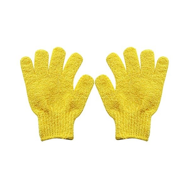 Gants de Vaisselle, Forme Douche Gommage crème exfoliante Dos Massage Coton Peau hydratant Spa Serviette de Bain Cuvettes de 