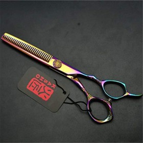 Professionnel Haut de Gamme Coiffeur 6.0 Pouces coloré droitier Coiffure Ciseaux Cheveux Set Ciseaux de Coiffure rhéofluidifi