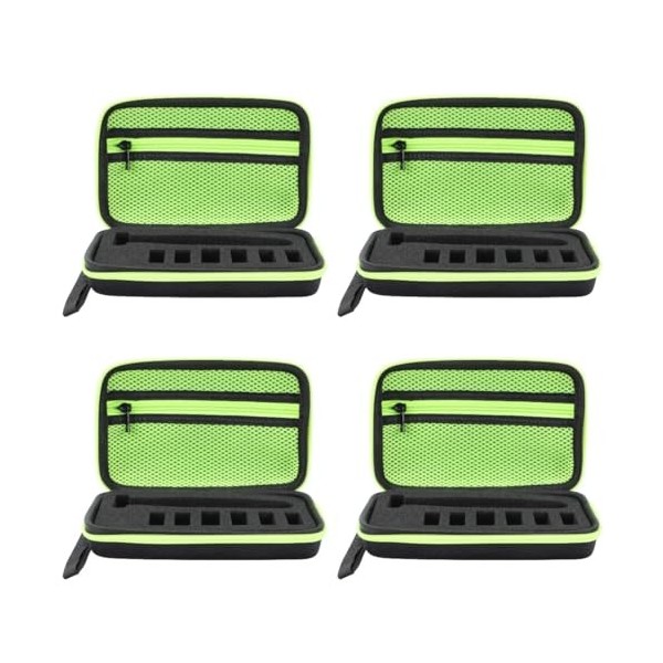 minkissy 4 Pcs Rasoir Sac De Rangement Tondeuses À Cheveux Cas Rasoir Étui De Rangement Maquina De Afeitar Para Hombre Étui R