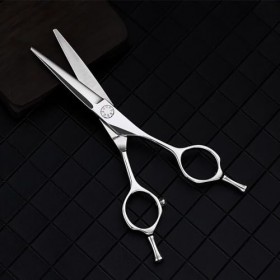 Ciseaux De Coupe De Cheveux De Coiffure, Ciseaux Plats De 5,5 Pouces Ciseaux De Cheveux De Maison Cisqueurs De Coiffure Plats