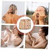 EVANEM Lot de trois serviettes de bain éponge Lingettes de bain for adultes Hommes Mitaines avec doigts Gommage for le corps 