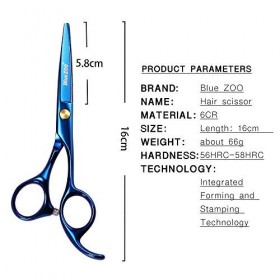 Kit de ciseaux de coupe de cheveux de 15,2 cm Ensemble de ciseaux à effiler professionnels Ciseaux de coiffure en acier inoxy