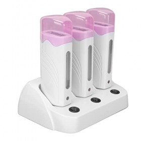 Kit de Machine Dépilateur de Cire Dépilation électrique Portative de Machine Dépilateur de 3pcs pour le Voyage Prise UE 2