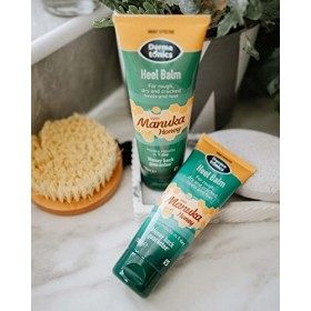 Dermatonics Baume pour talons au miel de Manuka | Convient aux diabétiques | 70 ml | Hydrate et évacue lhumidité dans votre 