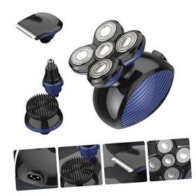 Healeved Tête DHuile Machine Chauve Tondeuse Électrique Tondeuse À Barbe Domestique Tondeuses Domestiques Abs Face À Tourner