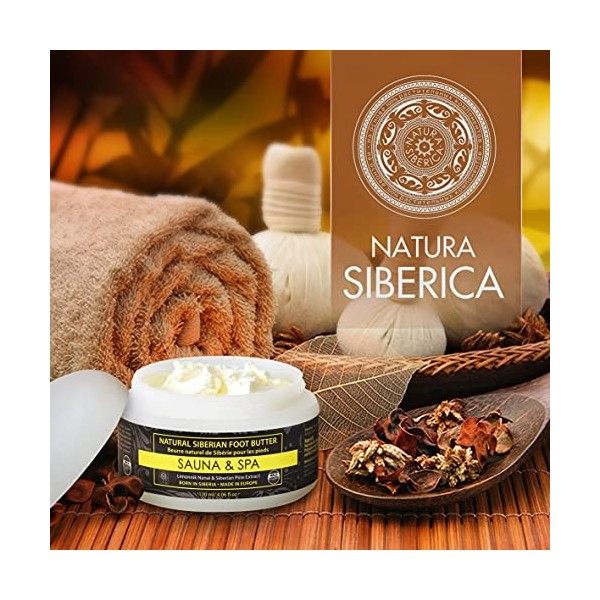 Natura Siberica Sauna & Spa Beurre Naturel de Sibérie pour Pieds, 120 ml