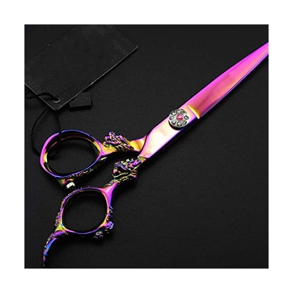 Ciseaux De Coiffure Professionnels, Ciseaux De Coiffeur Ciseaux De Coupe De Cheveux Lames Tranchantes De Rasoir, FlatCut6Inch