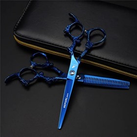 leybold Ciseaux De Coiffure Professionnels, Ciseaux Mélangés À La Texture De 6 Pouces, Ciseaux À Cheveux De Salon, Léger Et D