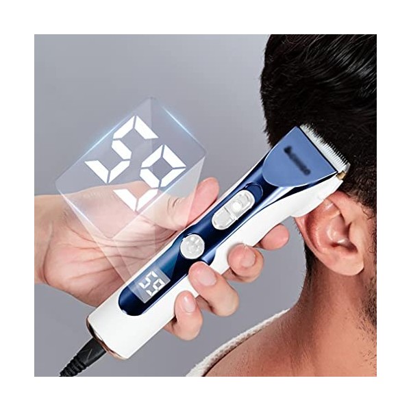 WFS Pratique Kit de Coupe de Cheveux sans Fil Hommes Coup de Cheveux Coup de Cheveux Coup de Cheveux Barber Clipper Ensemble 