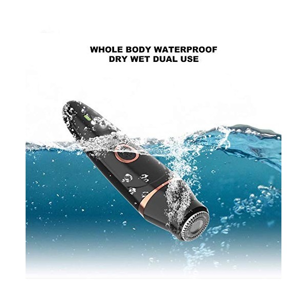 Lady Shaver, rasoir à chargement USB multifonctionnel pratique lame à double tranchant rasoir électrique haute efficacité pou