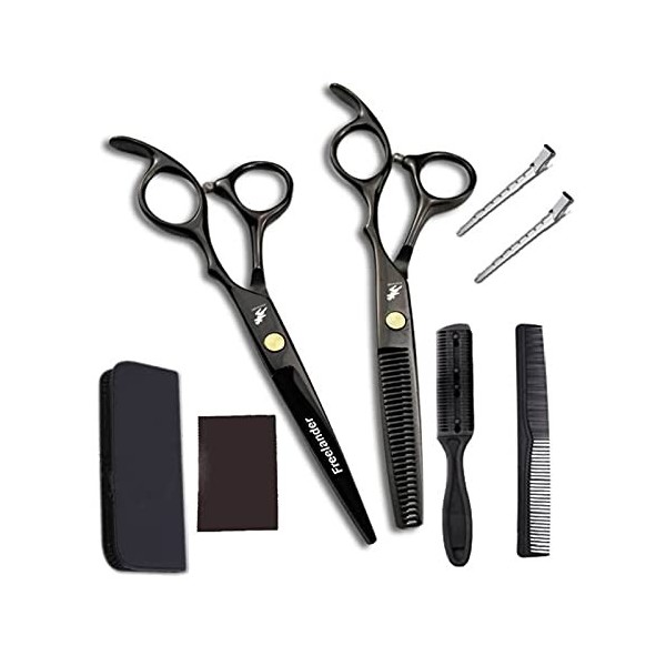 ciseaux de barbier Ciseaux de coiffure Ciseaux Ciseaux Ciseaux Ciseaux Ciseaux Kit Kit Cheveux Barbure Taille Façage Forme de