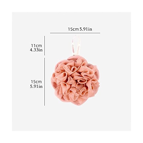 sararui Douche de Bain Sponge Loofahs Bain Sponge Sponge Body Bain Bain Sponge pour Hommes Femmes Loofah Éponge Golves Colo