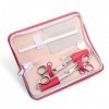 Outils de coupe des cheveux Ciseaux De Coiffure De 6,0 Pouces + Ciseaux De Coiffure pour femme Color : Pink 