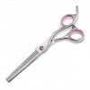 Outils de coupe des cheveux Ciseaux De Coiffure De 6,0 Pouces + Ciseaux De Coiffure pour femme Color : Pink 