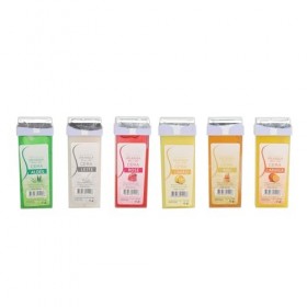 Rouleau de Cire épilatoire, 6 Pièces de Cire dépilation à Forte viscosité Sûre pour les Jambes