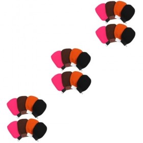 minkissy 24 Pièces Lavage Serviette À Récurer Gant De Douche Exfoliant Gant De Douche Gommage Serviette De Corps Mitaines Épu