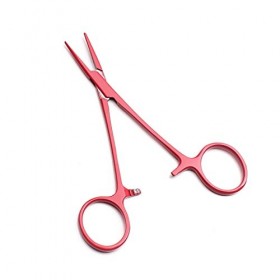Générique Pince à Pointe Droite en Acier Inoxydable Pince Pince Pierre Hémostat Outil Durable Hémostase Aide Tweeze Color : 