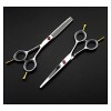 NC Ciseaux de Coiffure Professionnels de 5,5", Fournitures de Coiffeur, Outils de Coiffeur Domestique Couleur : Ensemble E