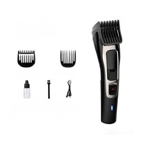 ensemble de ciseaux de barbier Couple électrique for hommes USB Machine de découpe de cheveux de cheveux professionnels recha