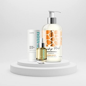 Coochy Plus Crème de Rasage Intime Citrus Elixir + NOURIA Kit dhuile Hydratante élixir Pré-rasage - HydroLock & Hydratant et