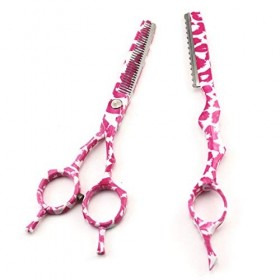 Ciseaux de coiffure 5,5 pouces Ciseaux à cheveux à cisaillement plat Ciseaux de styliste Rasoir amincissant pour salon de coi