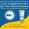 Scholl Crème riche pour les pieds et les ongles - Crème hydratante pour les pieds et les ongles des pieds stressés - Avec com