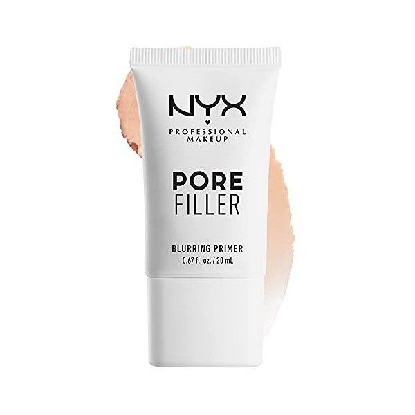 NYX Professional Makeup Primer Pore Filler, Base de Maquillage, Effet Floutant pour Pores Réduits et Teint Unifié, Enrichi en