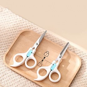 OUYOXI Ciseaux De Coiffeur, 6 Pouces De Poche Coiffeur Coiffeur Coiffeur Courbé pour La Coupe De Cheveux Beauté Coiffeur Cise